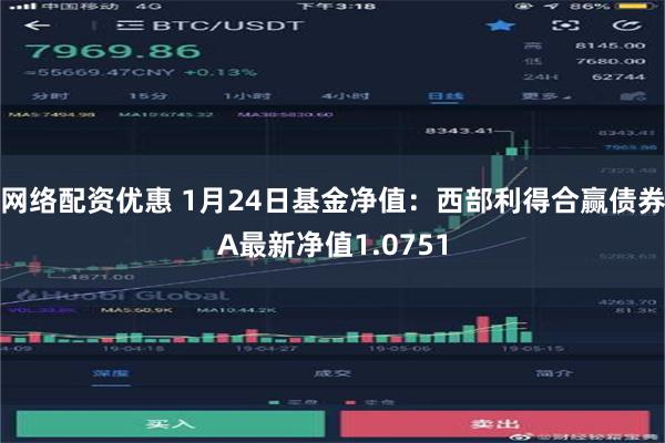 网络配资优惠 1月24日基金净值：西部利得合赢债券A最新净值1.0751